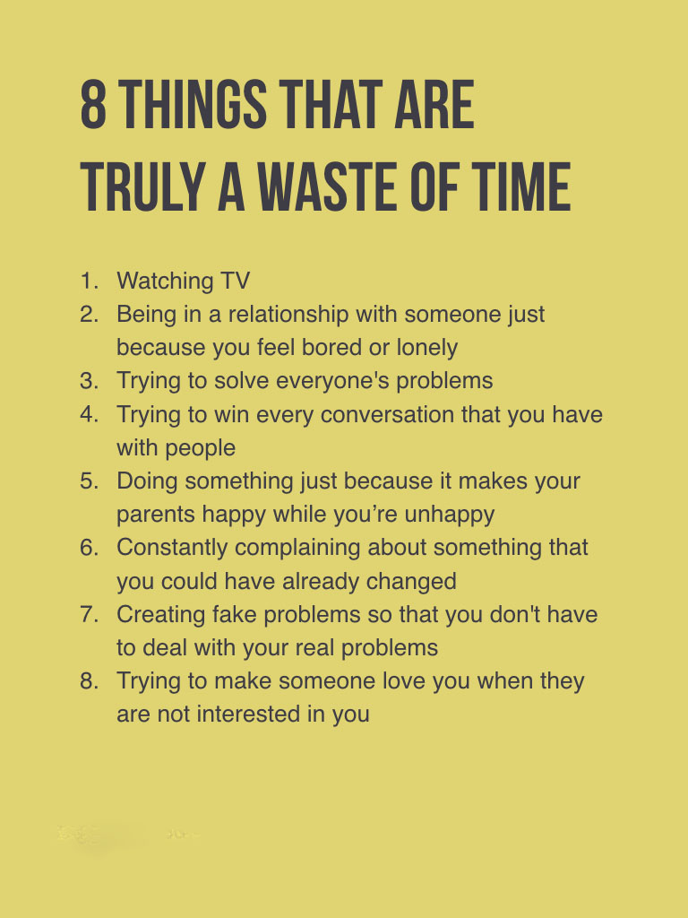 8-things-that-are-truly-a-waste-of-time
