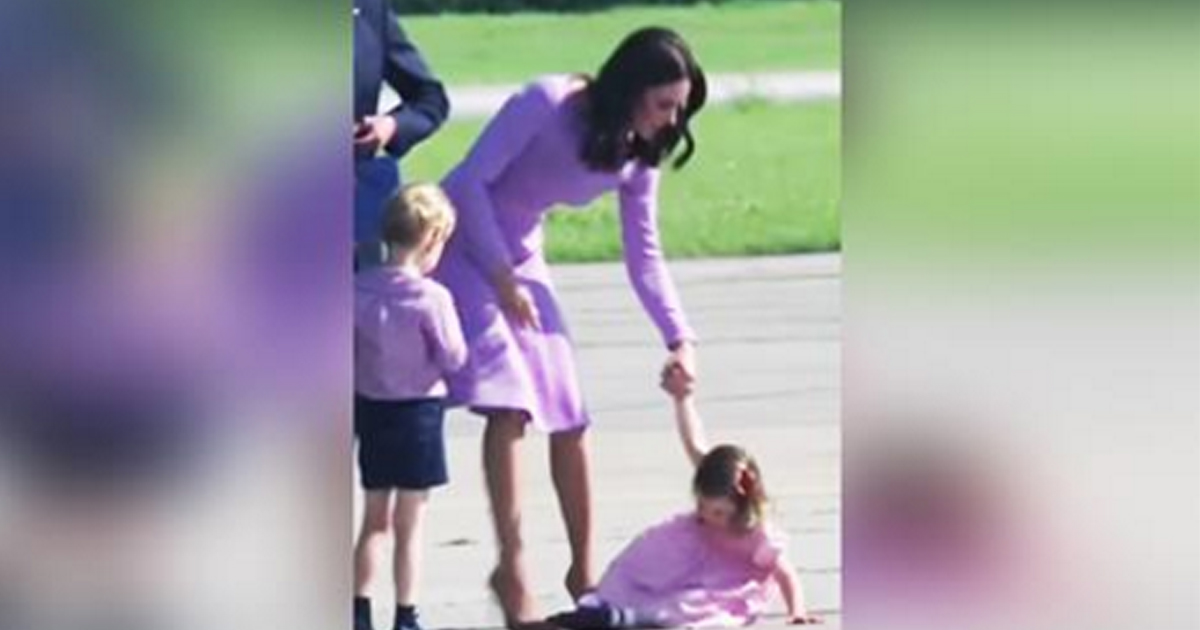 Kate's 2YearOld Throws Tantrum In Front Of Cameras, Duchess Shows