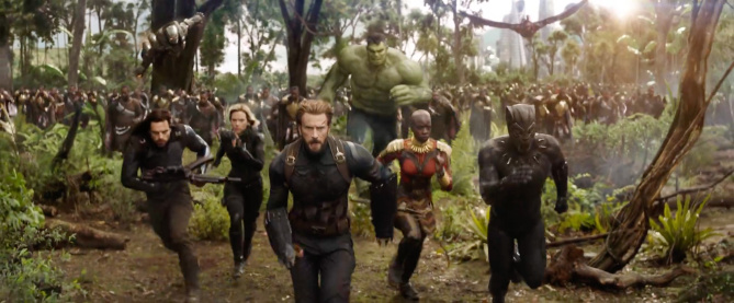Marvel Studios' Avengers: Infinity War Official Trailer screen grab CR: Marvel Entertainment