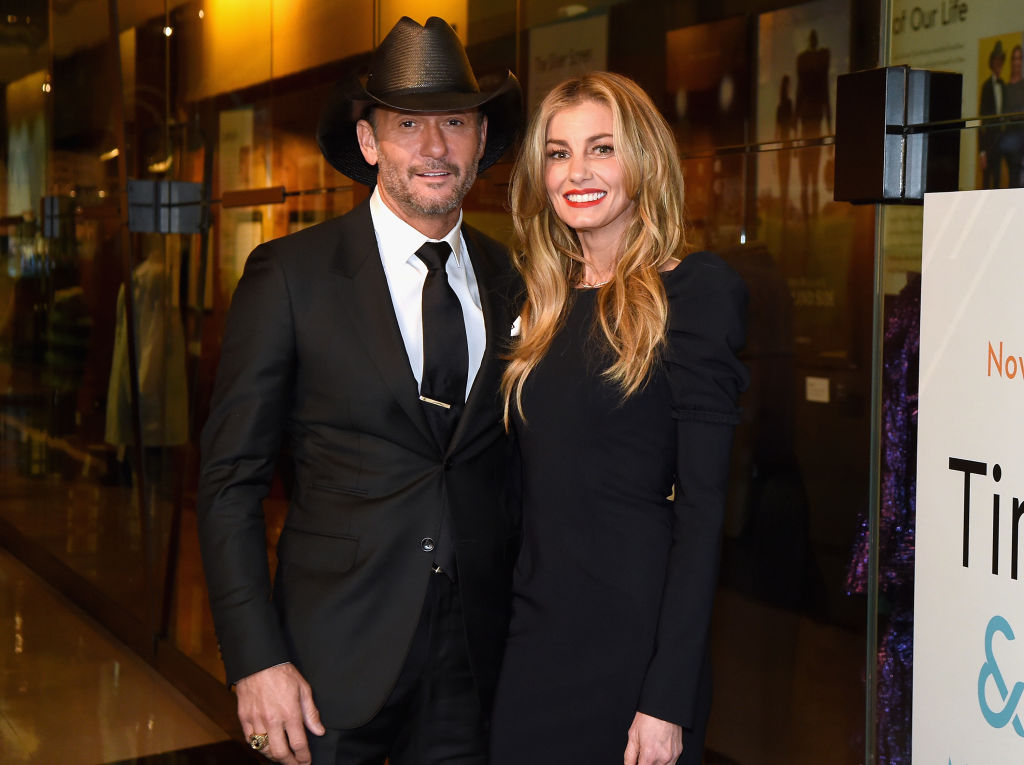 NASHVILLE, TN - NOVEMBER 15: Tim McGraw and Faith Hill attend the Country Music Hall of Fame and Museum's debut of the Tim McGraw and Faith Hill Exhibition on November 15, 2017 in Nashville, Tennessee. (Photo by Rick Diamond/Getty Images for Country Music Hall of Fame and Museum)