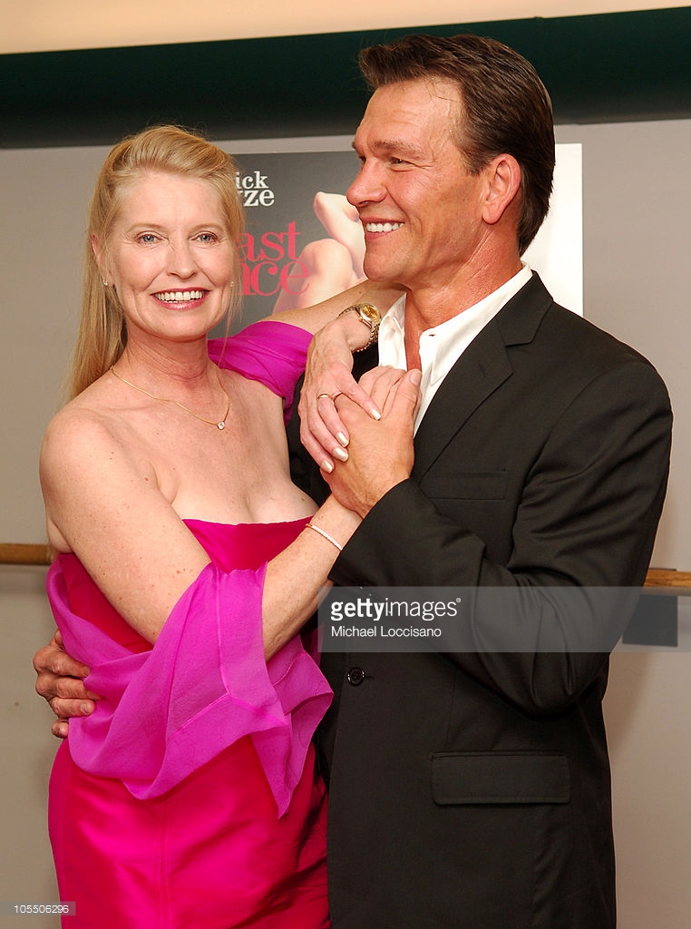 Patrick Swayze, Co-Star, Co-Writer, Co-Producer (Right) and Lisa Niemi, Co-Star, Co-Writer, Co-Director