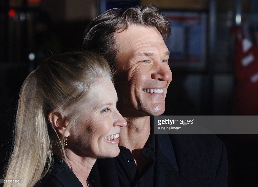 Patrick Swayze and Lisa Niemi attend the premiere of Keeping Mum at Vue,Leicester Square,London,UK