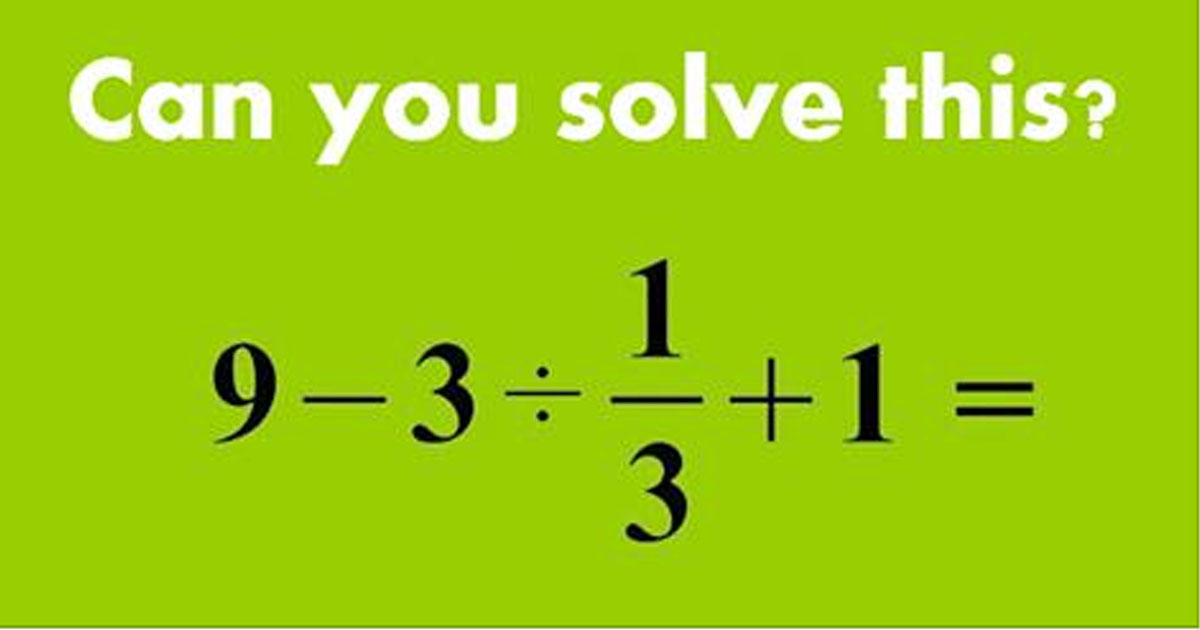 This Equation Went Viral In Japan. Are You Able To Solve It? - us ...